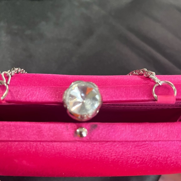 Hot Pink Evening Bag - Picture 9 of 12